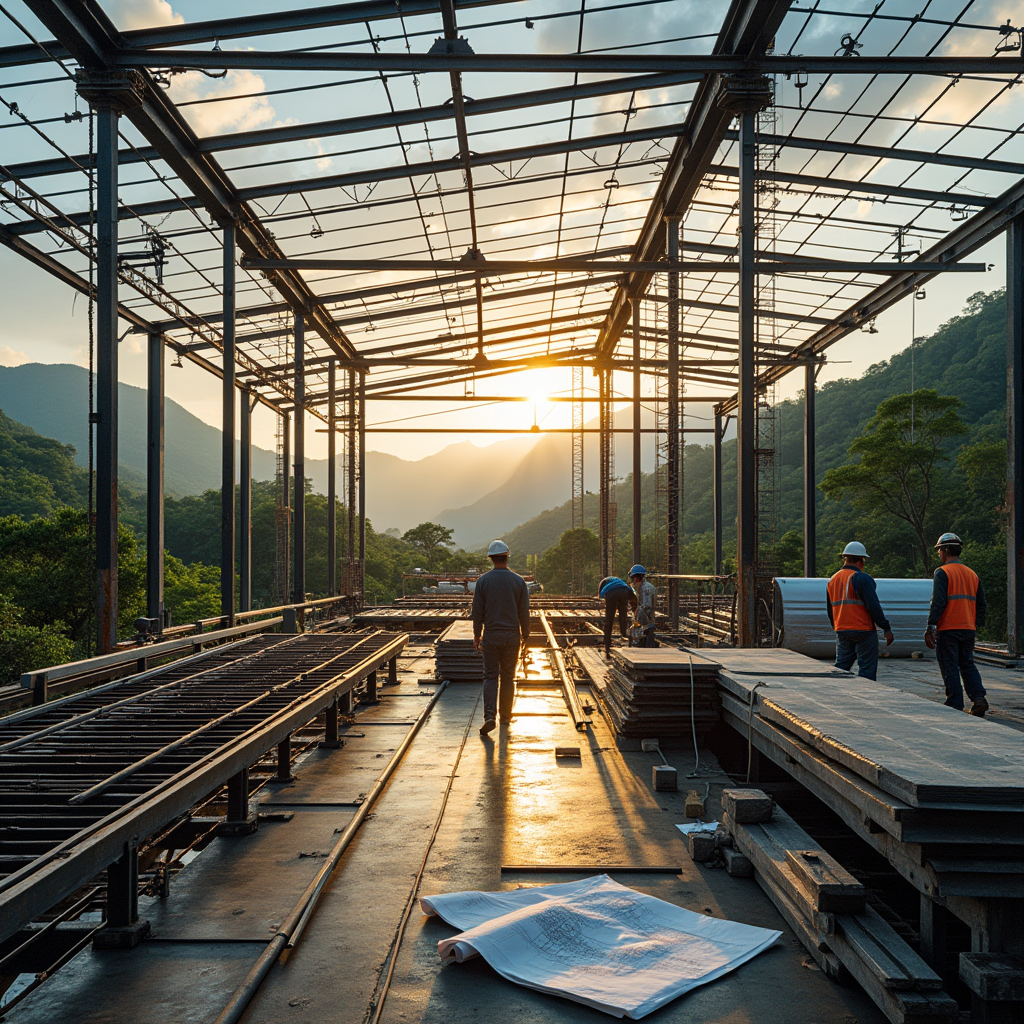 ¿Cómo es el proceso de fabricación de naves industriales en Costa Rica?